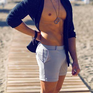 2Eros gray shorts Men's L